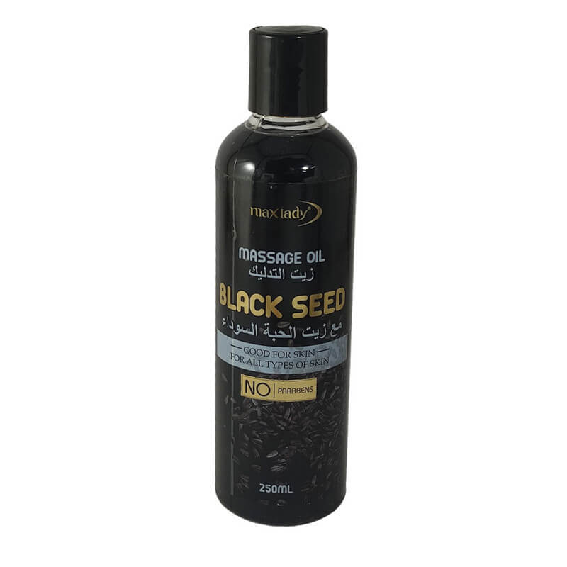 روغن ماساژ عصاره سیاه دانه مکس لیدی  Max Lady black seed حجم ۲۵۰ میلی لیتر